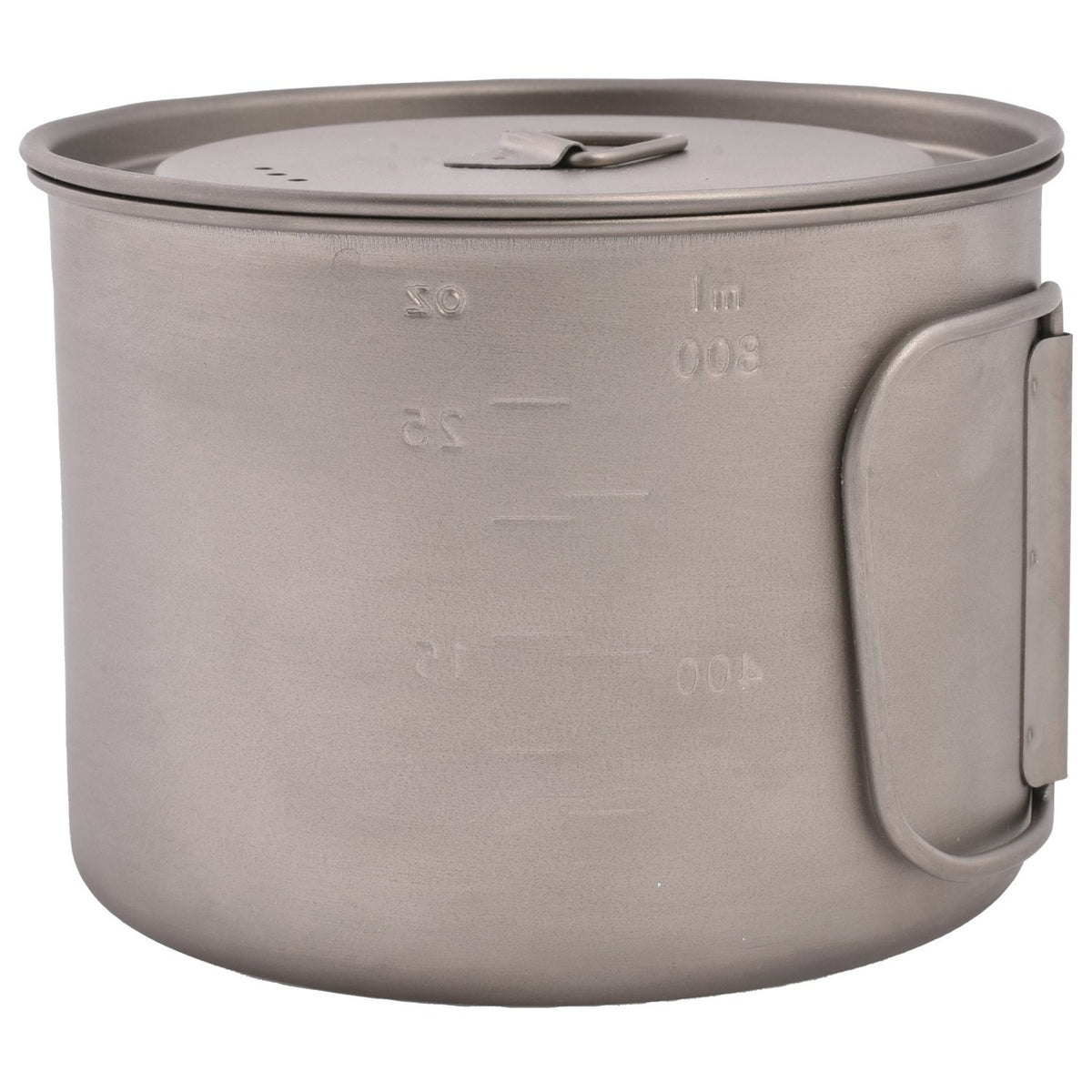 Olicamp - Space Saver Titanium Pot 900ml with Lid — view 2