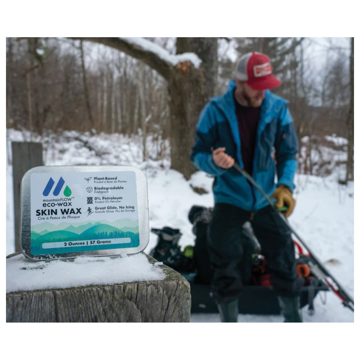 MountainFLOW - Plant-Based Skin Wax for Climbing Skins — view 3