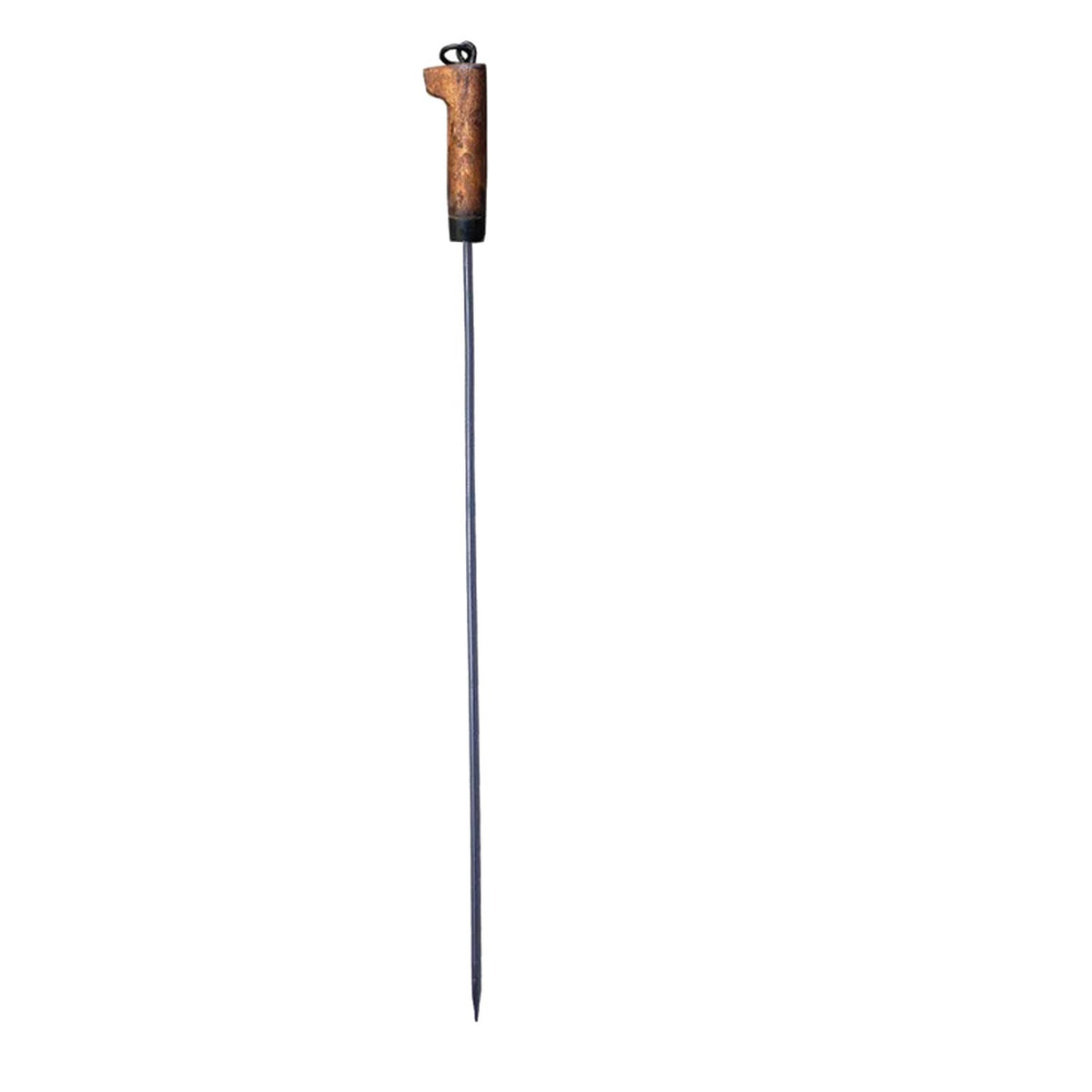 ROME - Fire Poker Tool Wrought Iron with Wood Handle
