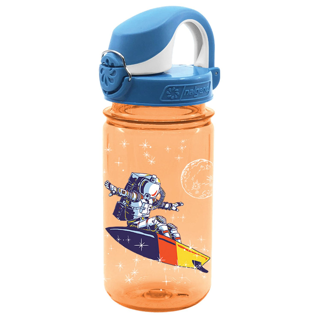 NALGENE - Kids 12oz OTF Sustain Bottle - Orange Astronaut