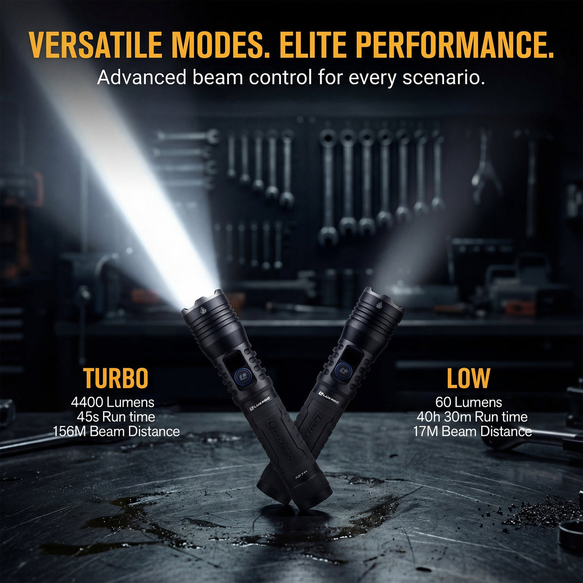LUXPRO - Pro Series DS 4400L Flashlight