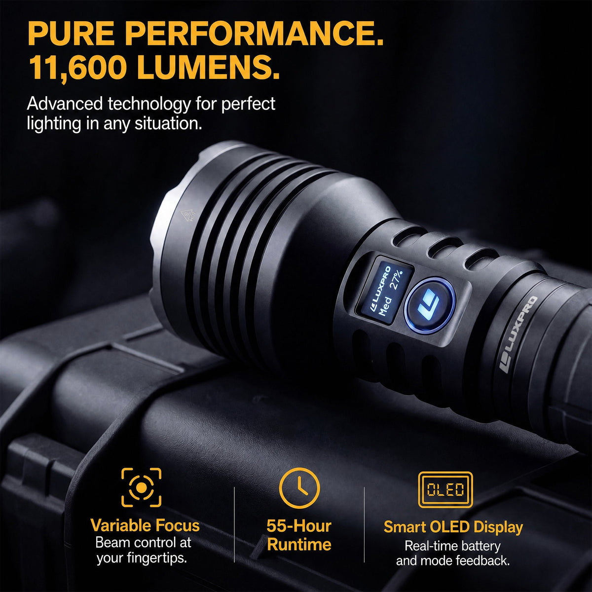 LUXPRO - PRO SERIES DS 11KL Flashlight