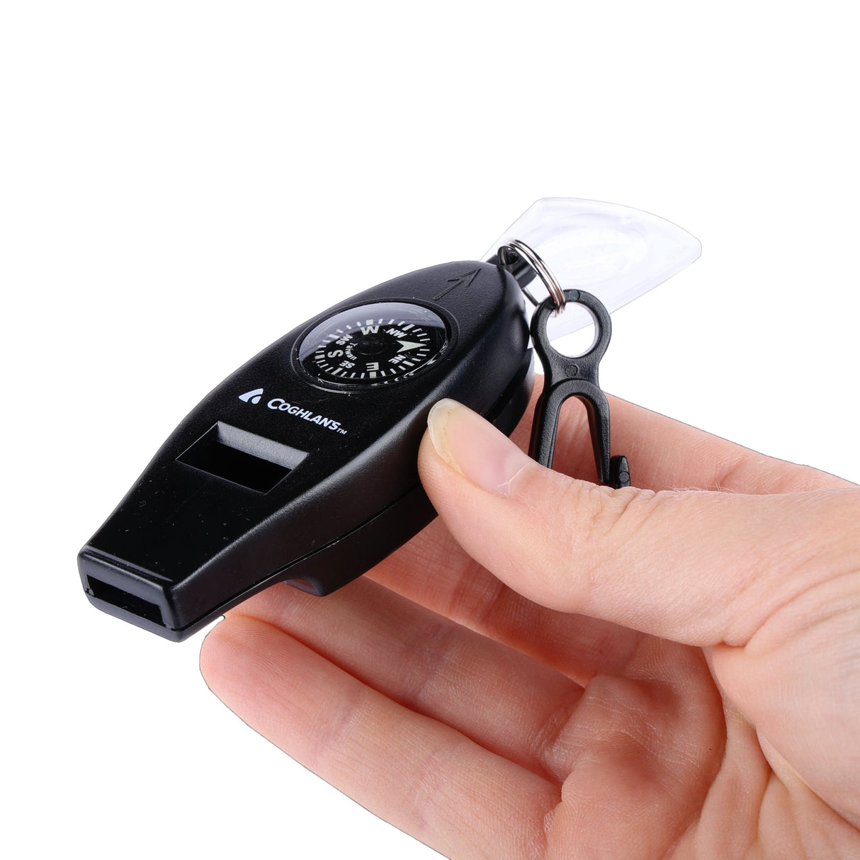 Coghlans - Four Function Whistle with Compass & Thermometer