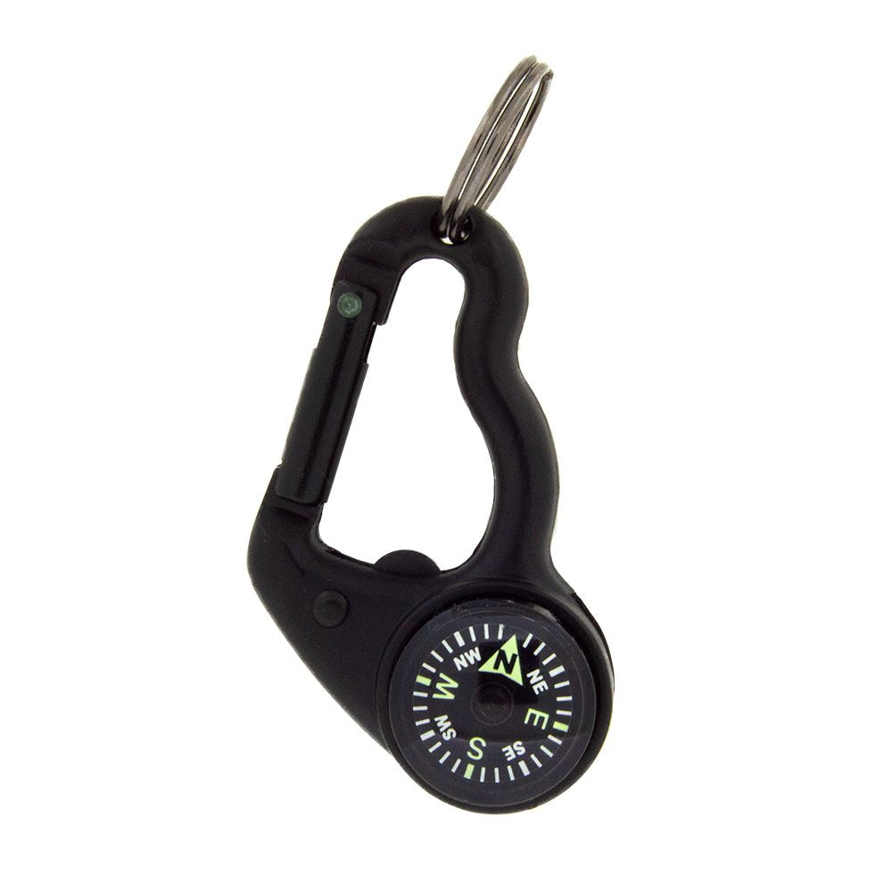 SUN - MagniComp Compass with Carabiner and 3X Magnifier