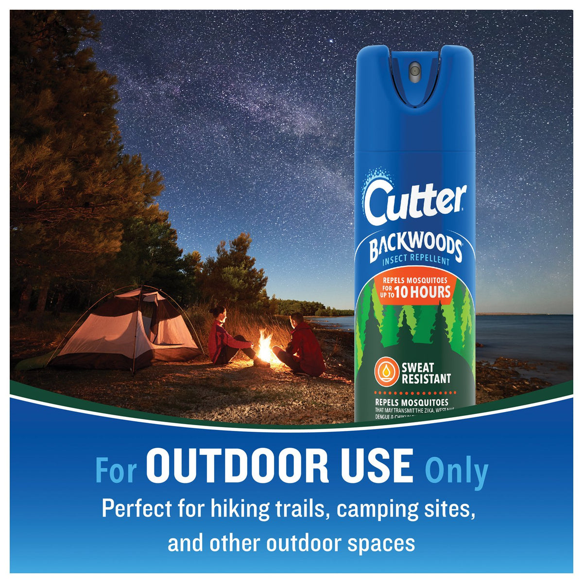 CUTTER - Backwoods Unscented Aerosol Insect Repellent — view 5