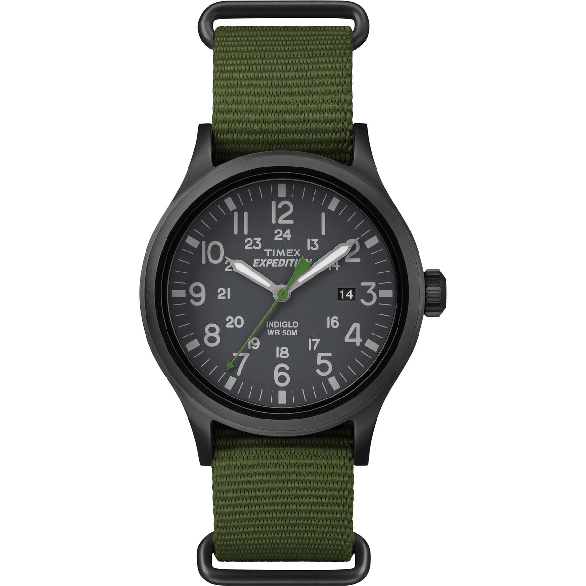 TIMEX - Expedition Scout with Green Nylon Strap