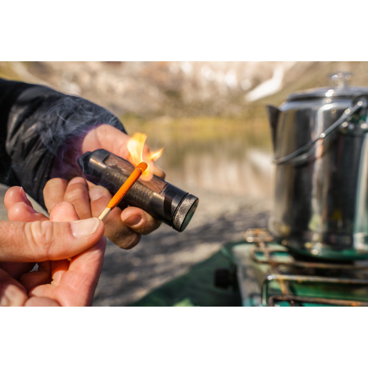 Coghlan's - Watertight Aluminum Match Case with Carabiner
