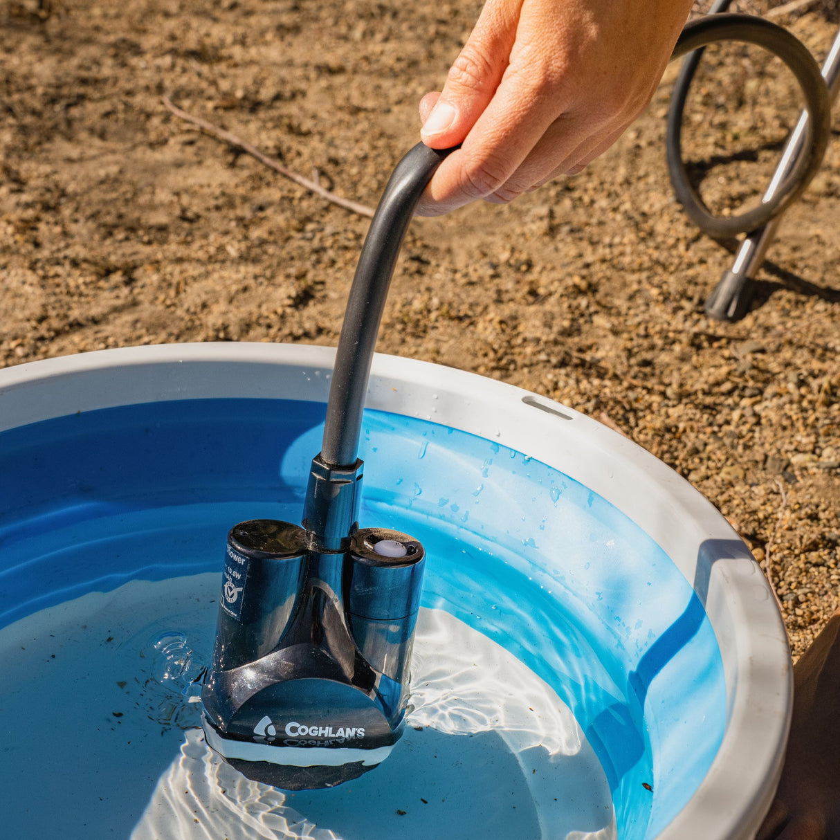 Coghlans - Portable Shower with USB-C Rechargeable Pump