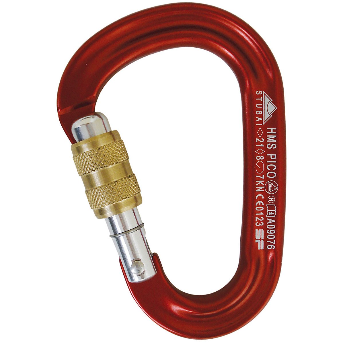 STUBAI - Mini HMS Pico SG Carabiner - Red