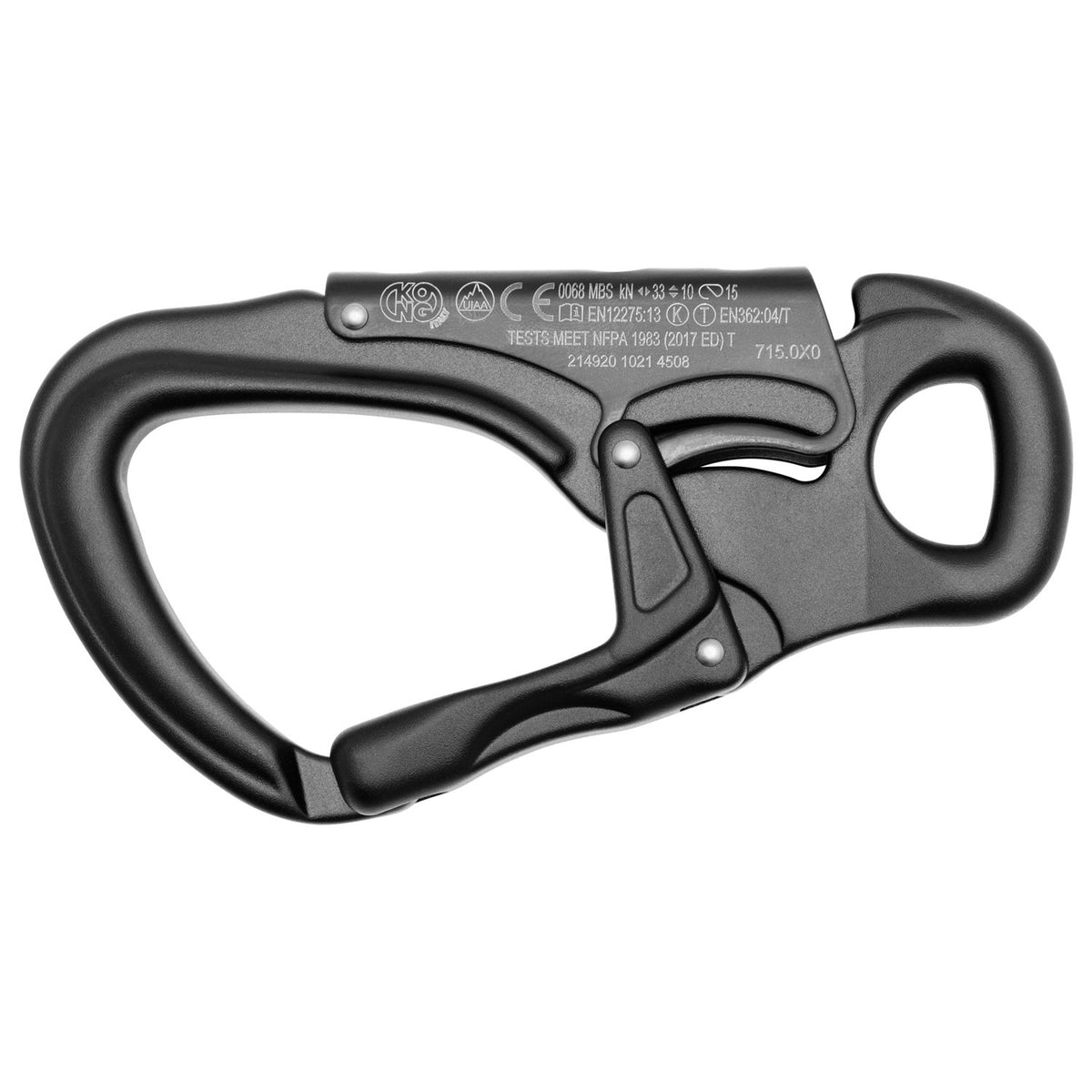 KONG - Tango Black Carabiner