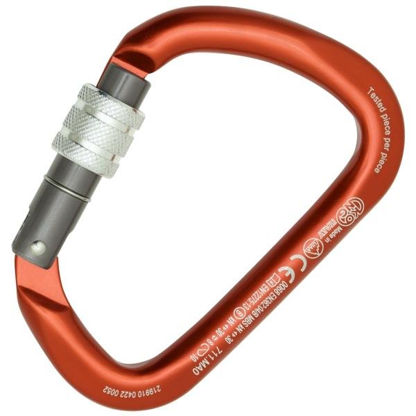 KONG - X-Large Aluminum Carabiner with Screw Sleeve