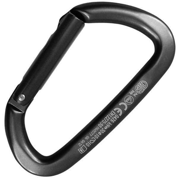 KONG - Guide Straight Gate Carabiner - Black
