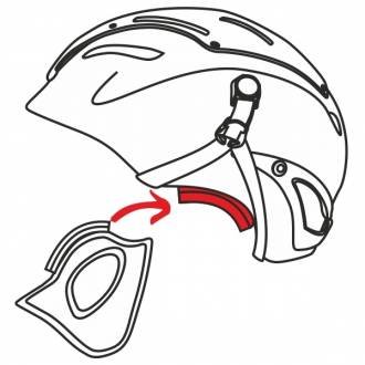 KONG - Kosmos Helmet Ear Protectors - White — view 4