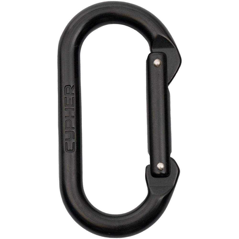 CYPHER - Oval Carabiner Black