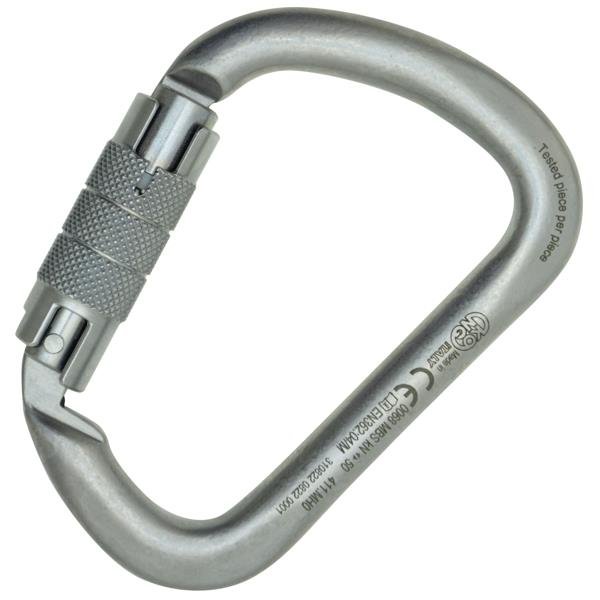 KONG - X-Large Carbon Steel Carabiner - Lunar White