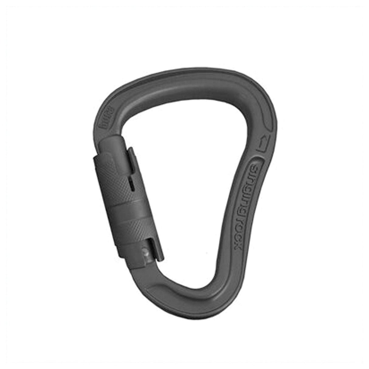 SINGING ROCK - BORA HMS 3AL Anodized Black Carabiner
