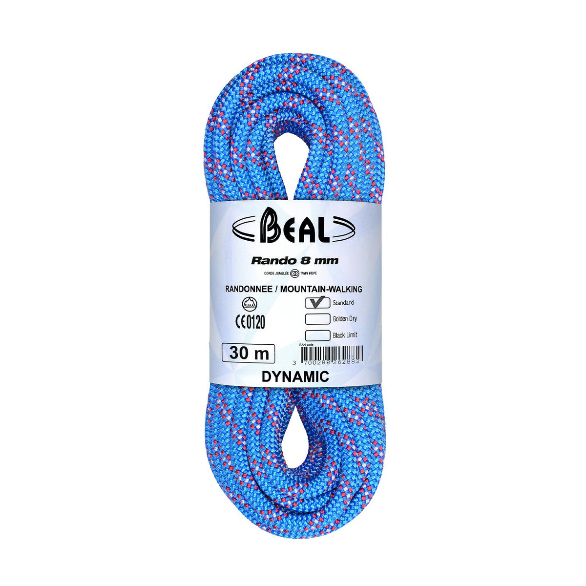 BEAL - RANDO 8MM Rope 30M Blue