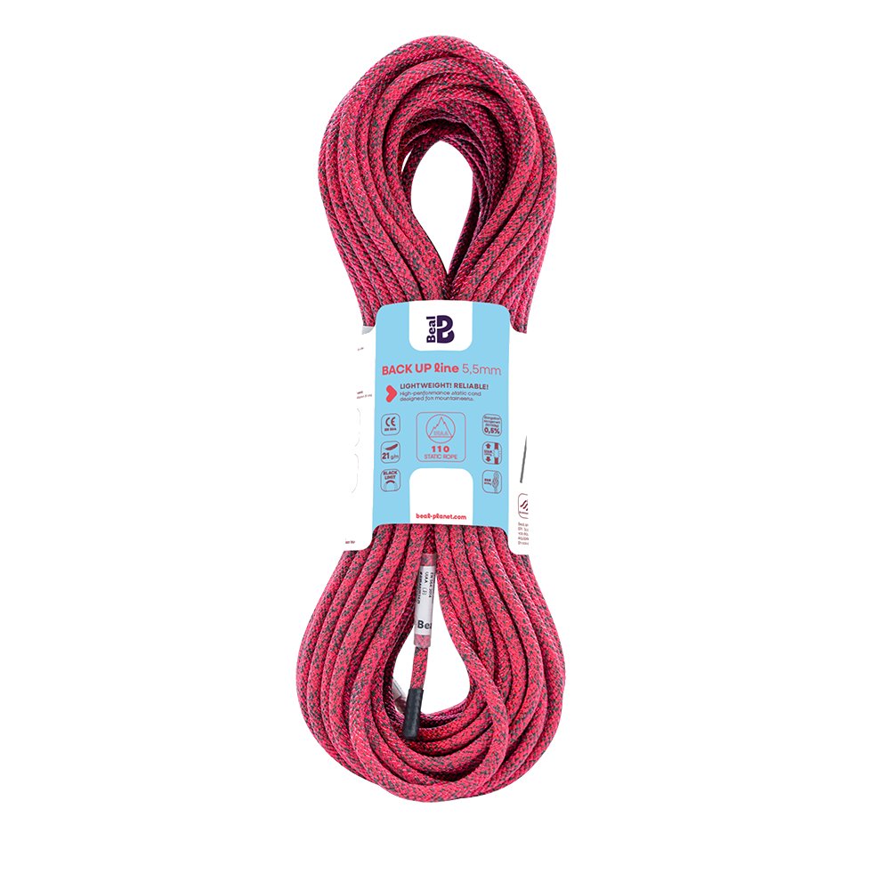BEAL - Back Up Line 5mm x 60m - Pink