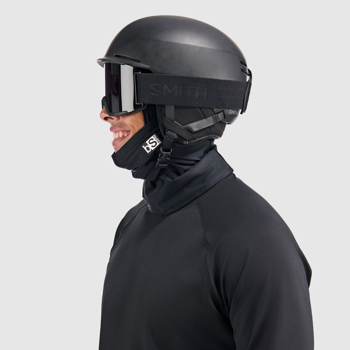 BLACKSTRAP - Expedition Hood Balaclava in Smolder — view 5