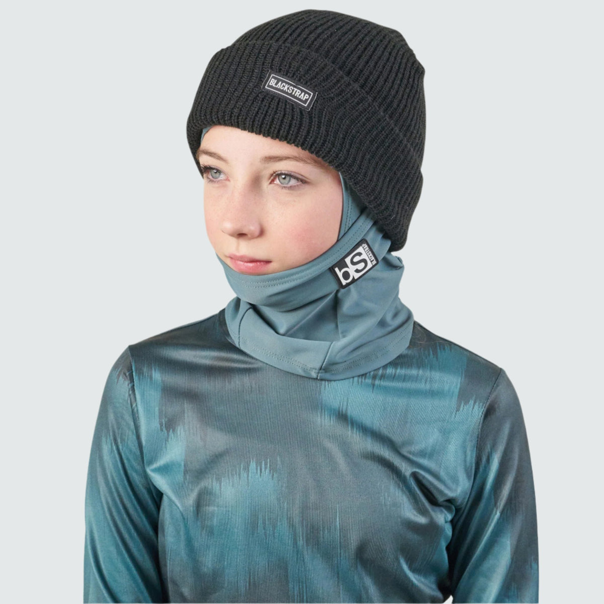 BLACKSTRAP - Kids Hood Balaclava in Iris — view 5