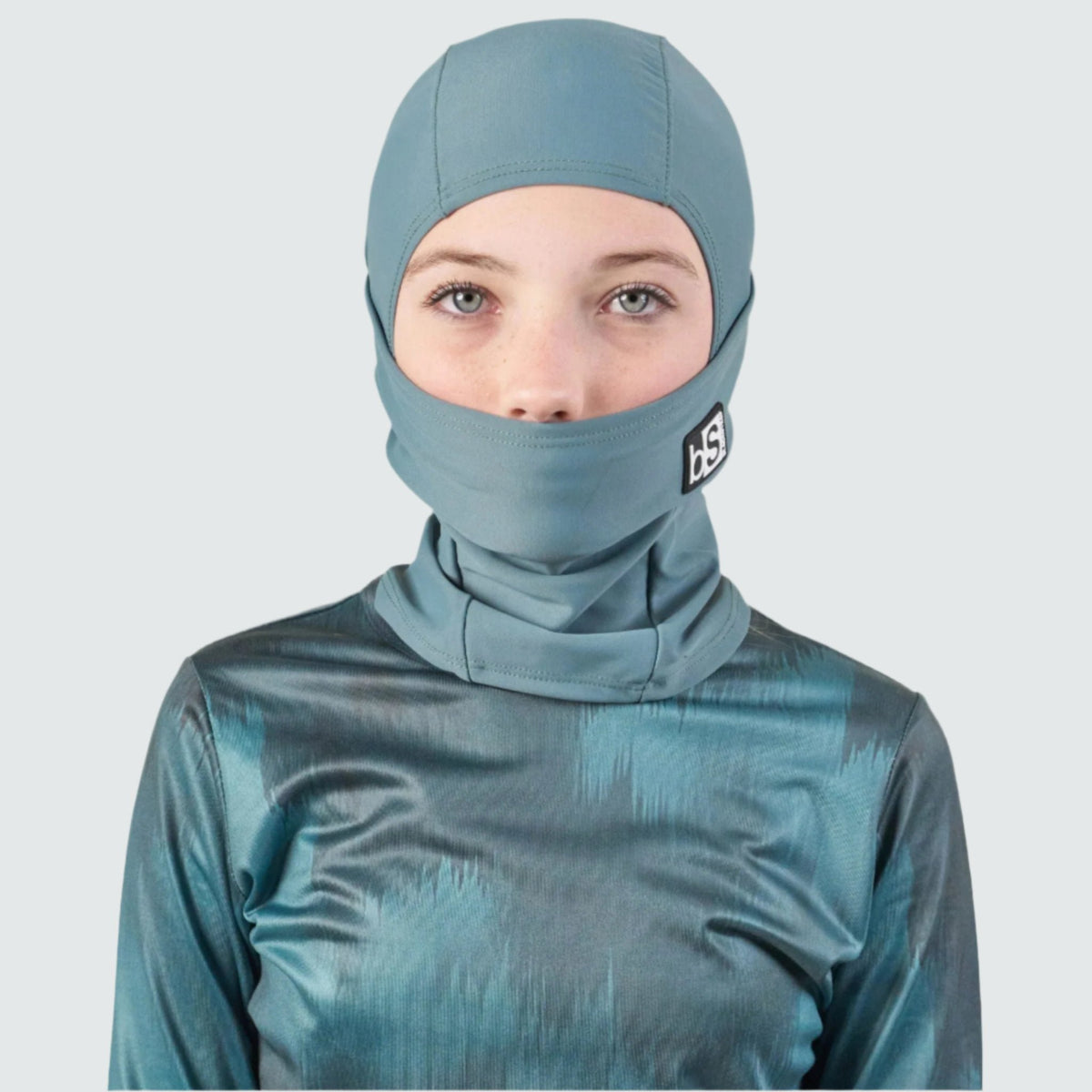 BLACKSTRAP - Kids Hood Balaclava in Iris — view 6