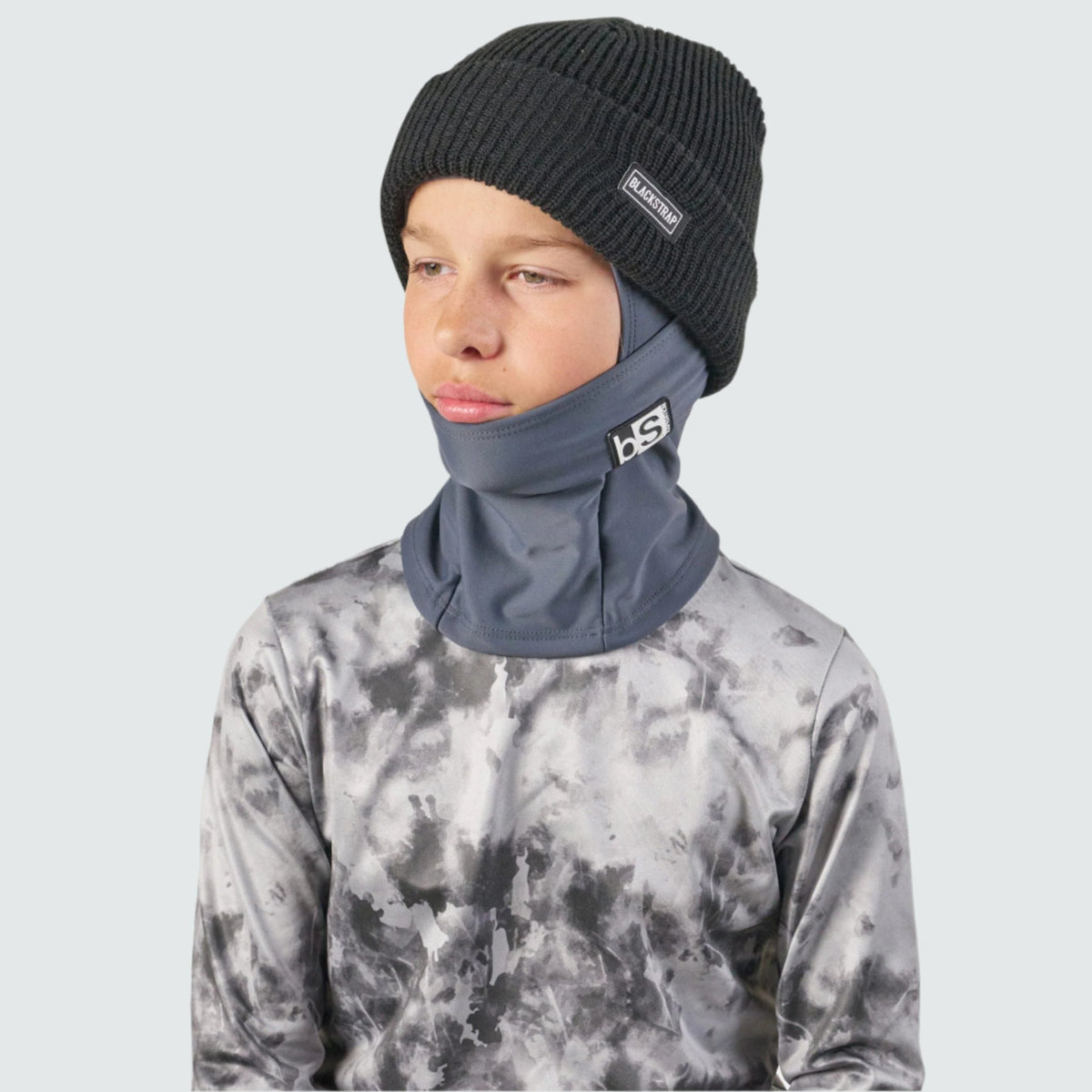 BLACKSTRAP - Kids Hood Balaclava in Iris — view 8