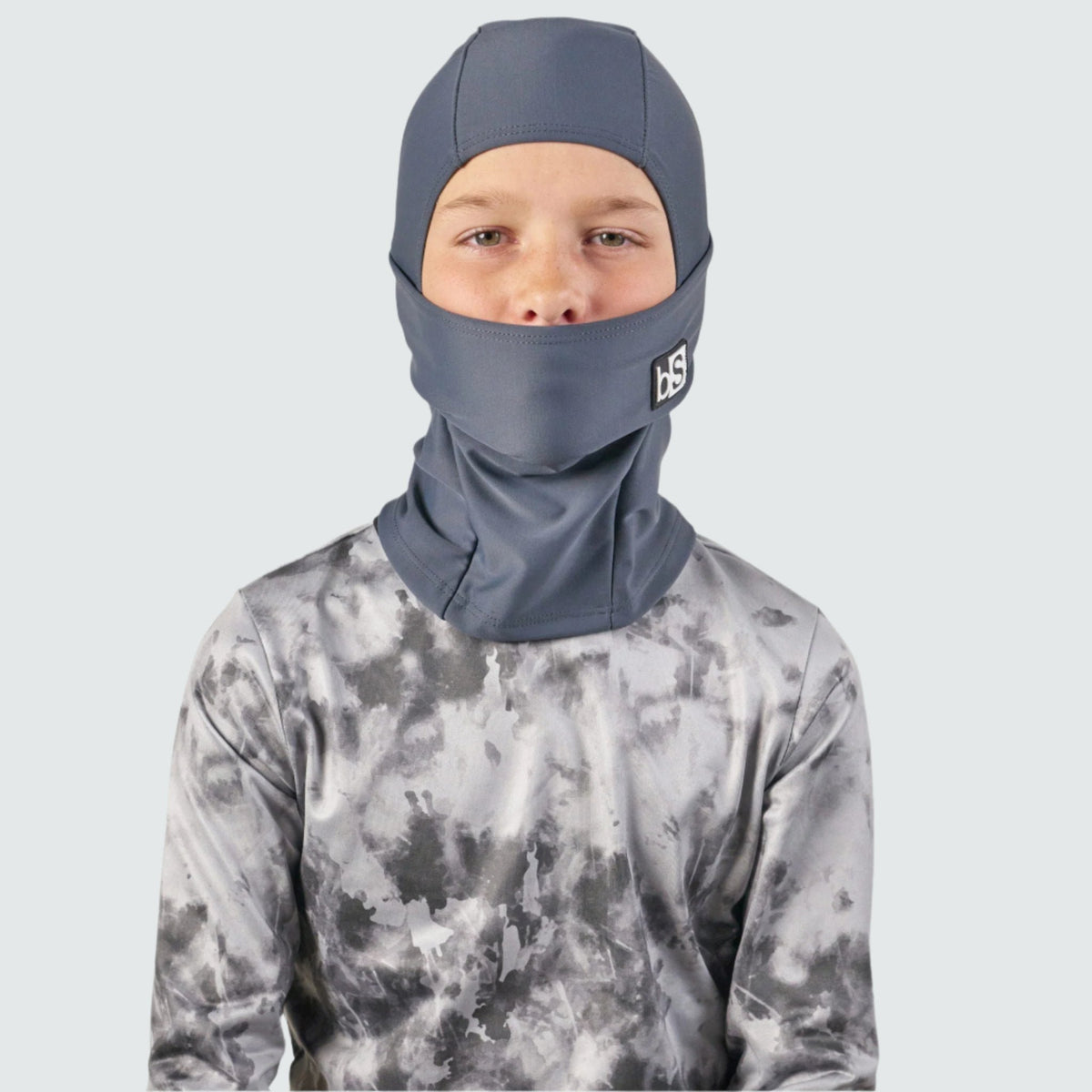 BLACKSTRAP - Kids Hood Balaclava in Iris — view 9