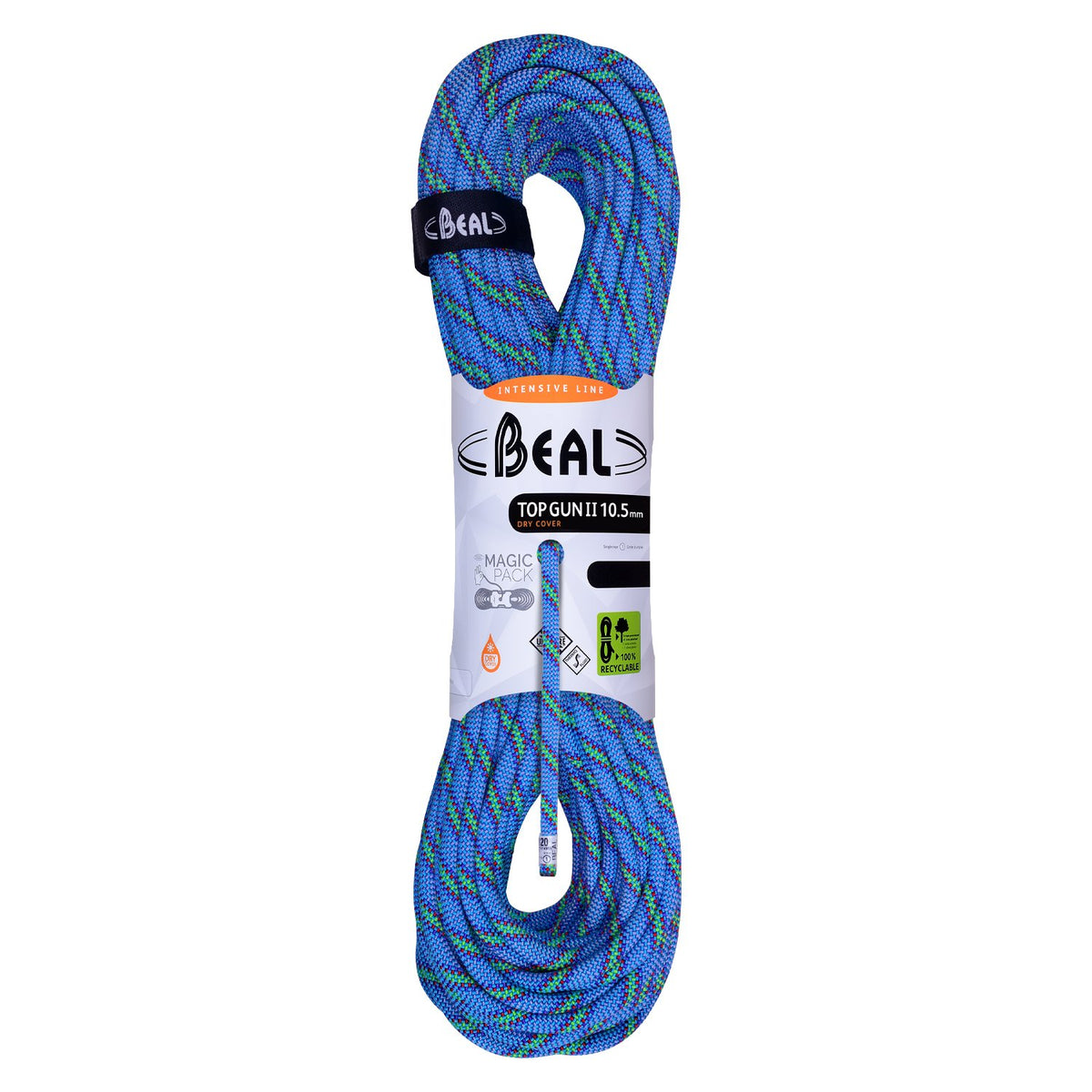 BEAL - Top Gun 10.5mm Climbing Rope 70m Blue