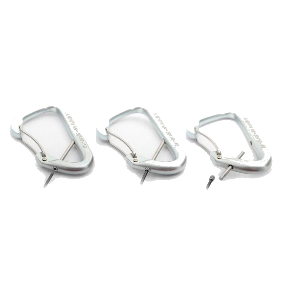 SINGING ROCK - Artwall Steel D Carabiner with Captive Bar — view 2