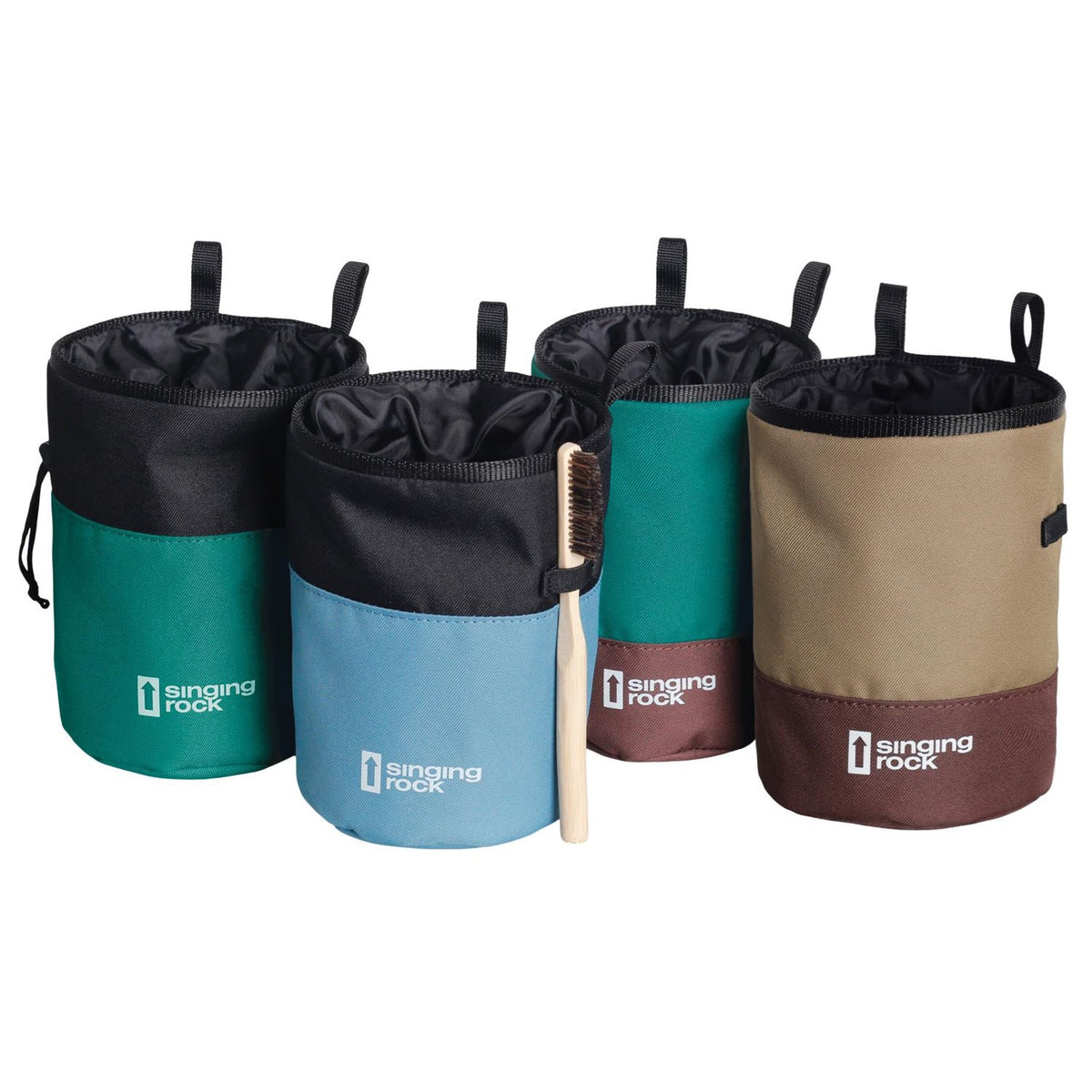 SINGING ROCK - Duo Chalk Bag Brown/Gold
