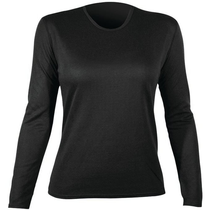 HOT CHILLYS - Bi-Ply Crew Women's Midweight Black Medium