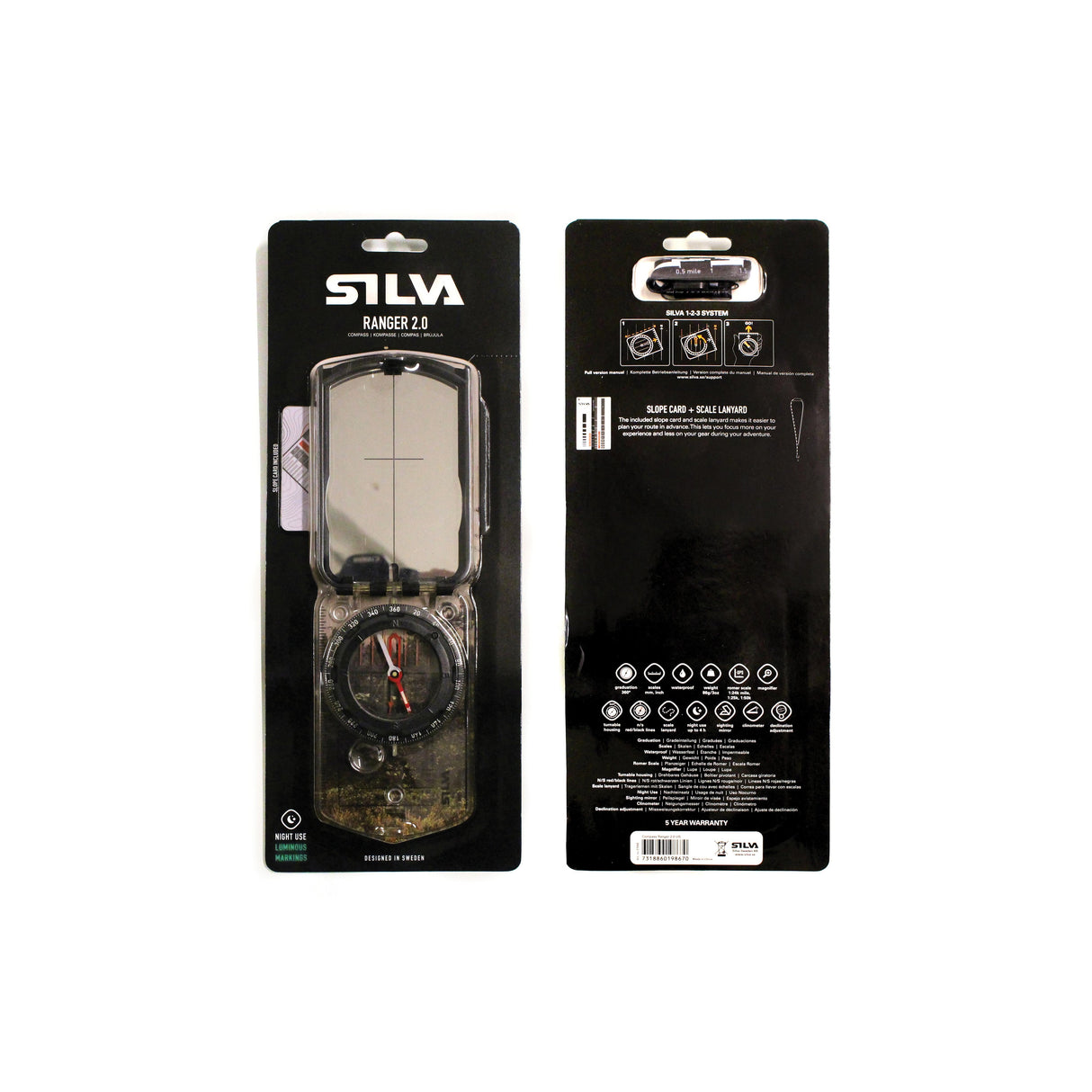 SILVA - Ranger 2.0 Compass - Black