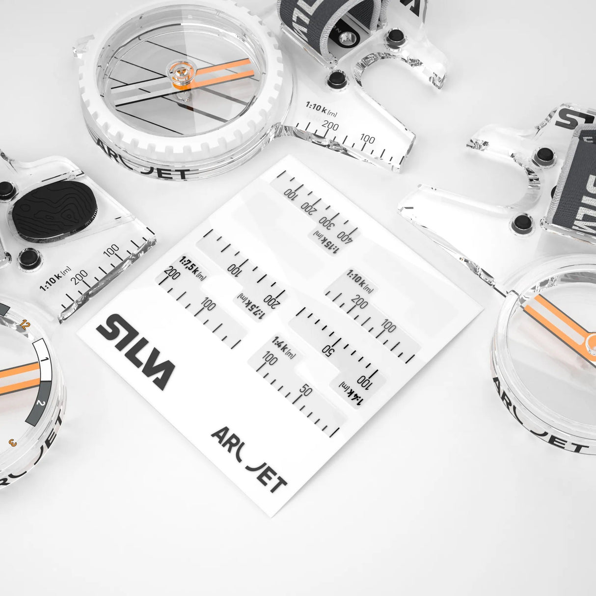 SILVA - Arc Jet Left Thumb Compass for Orienteering