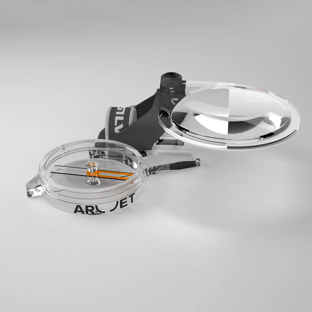 SILVA - Arc Jet C Left Thumb Compass for Orienteering