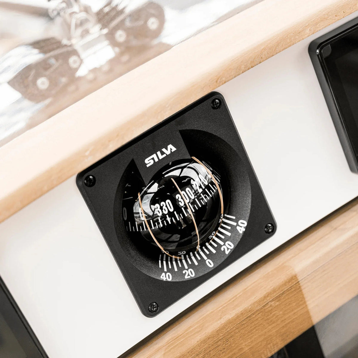 SILVA - 100B/H Bulkhead-Mounted Marine Compass