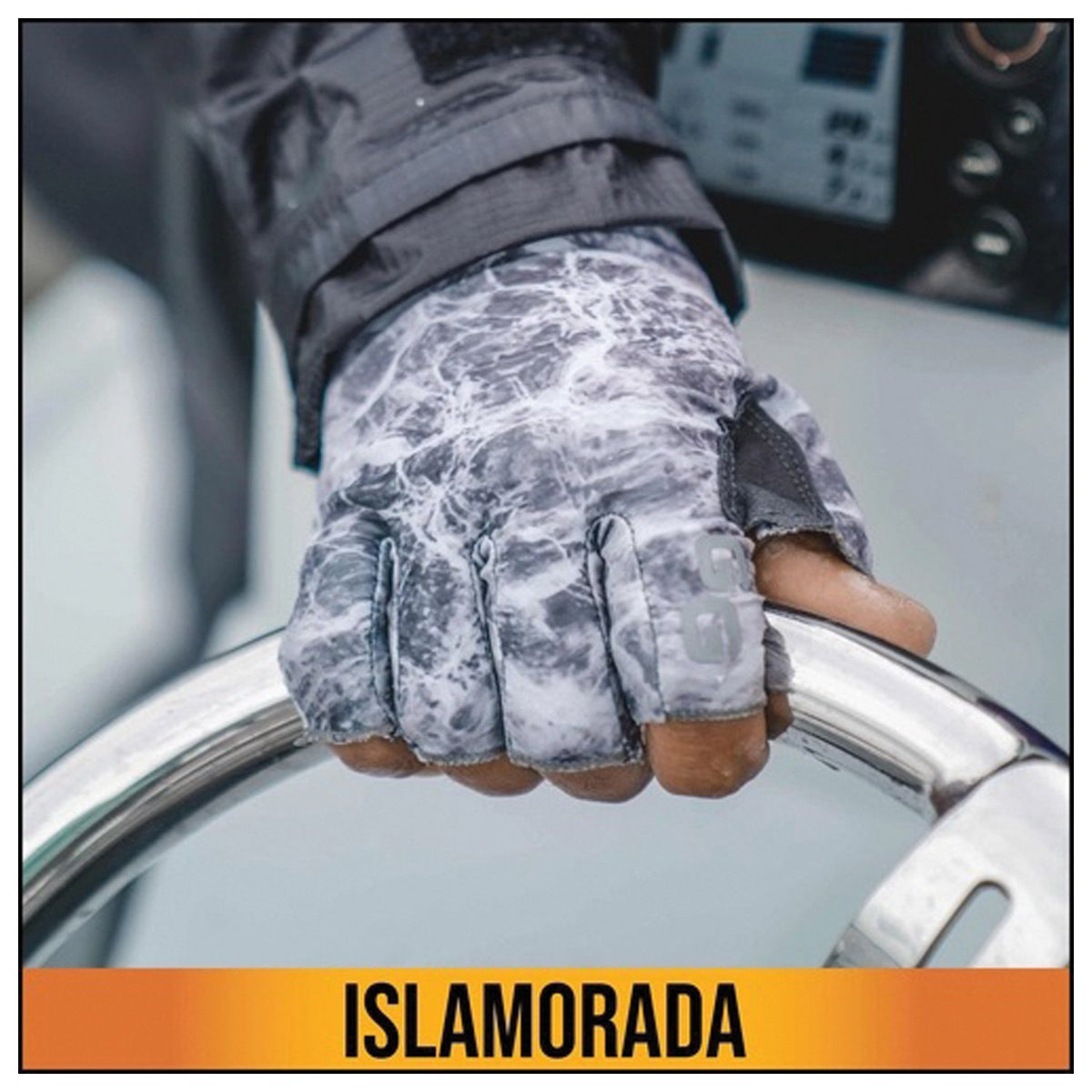 Glacier Glove - Islamorada Sun Glove Gray Camo S — view 2