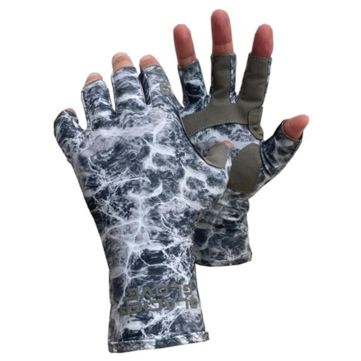 Glacier Glove - Islamorada Sun Glove Gray Camo Medium