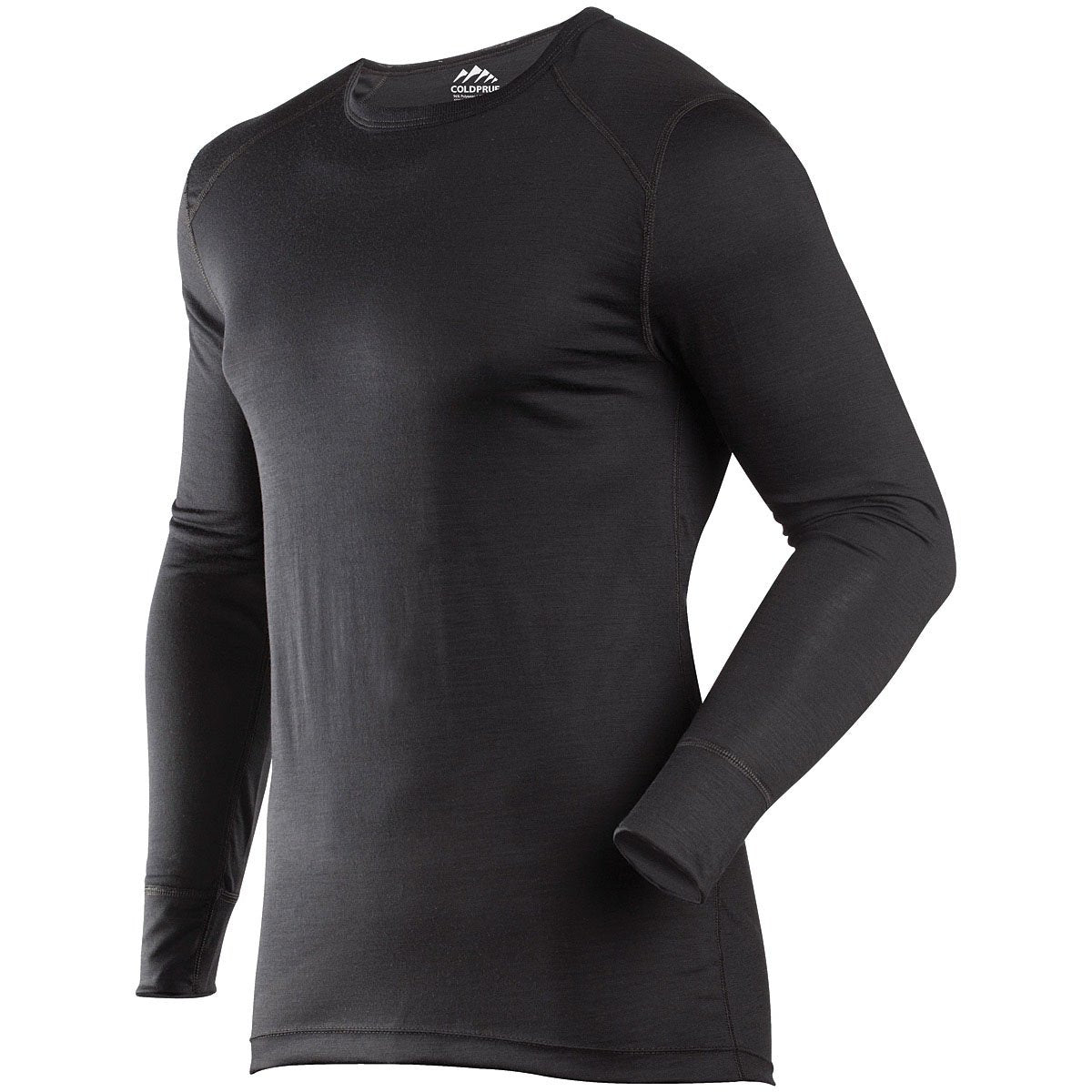COLDPRUF - Classic Merino Men's Crew Black Medium