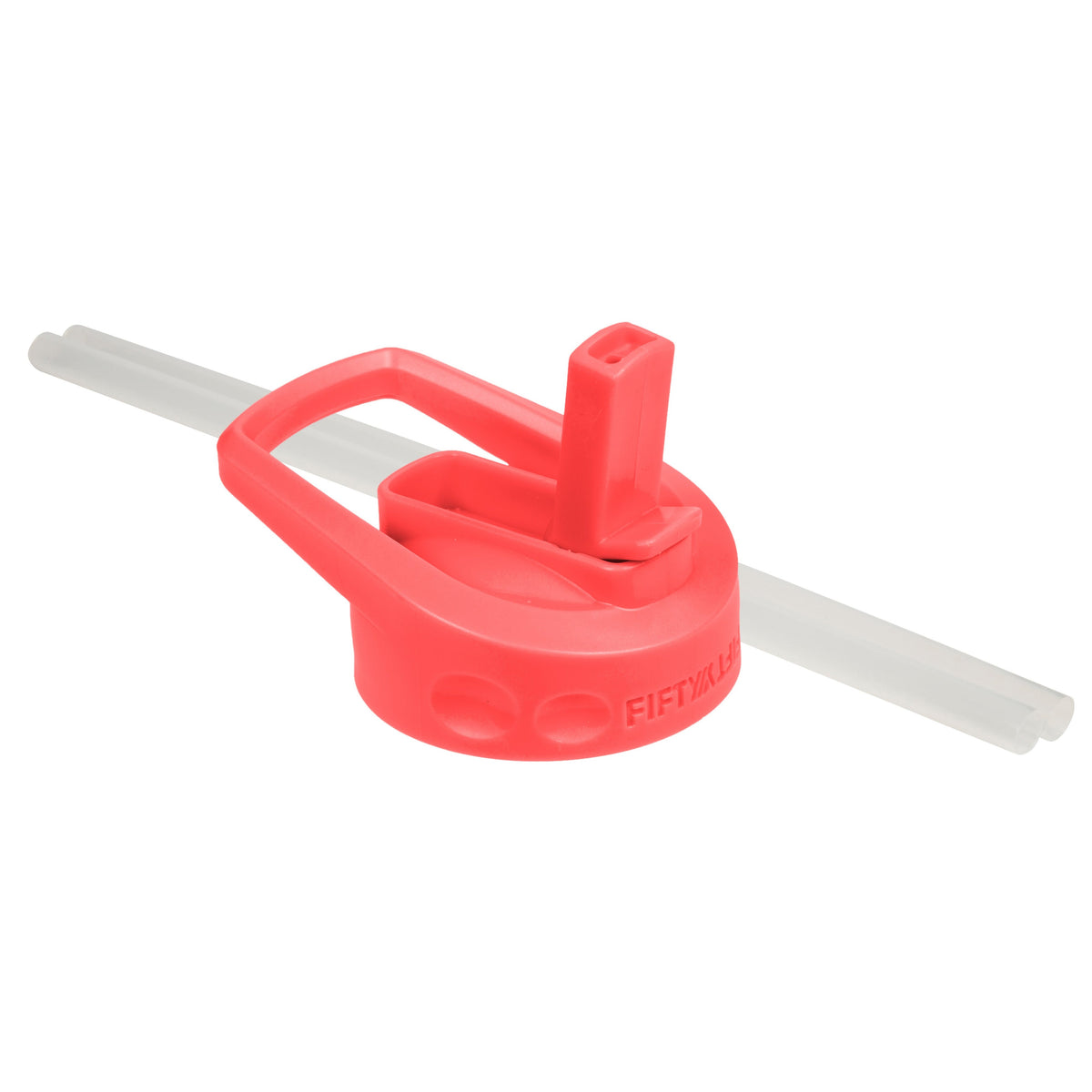 FIFTY/FIFTY - Straw Lid Coral for Wide-Mouth Bottles