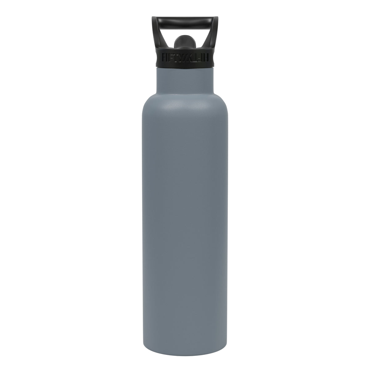FIFTY/FIFTY - 21oz Vacuum Insulated Bottle with Straw Cap - Grey