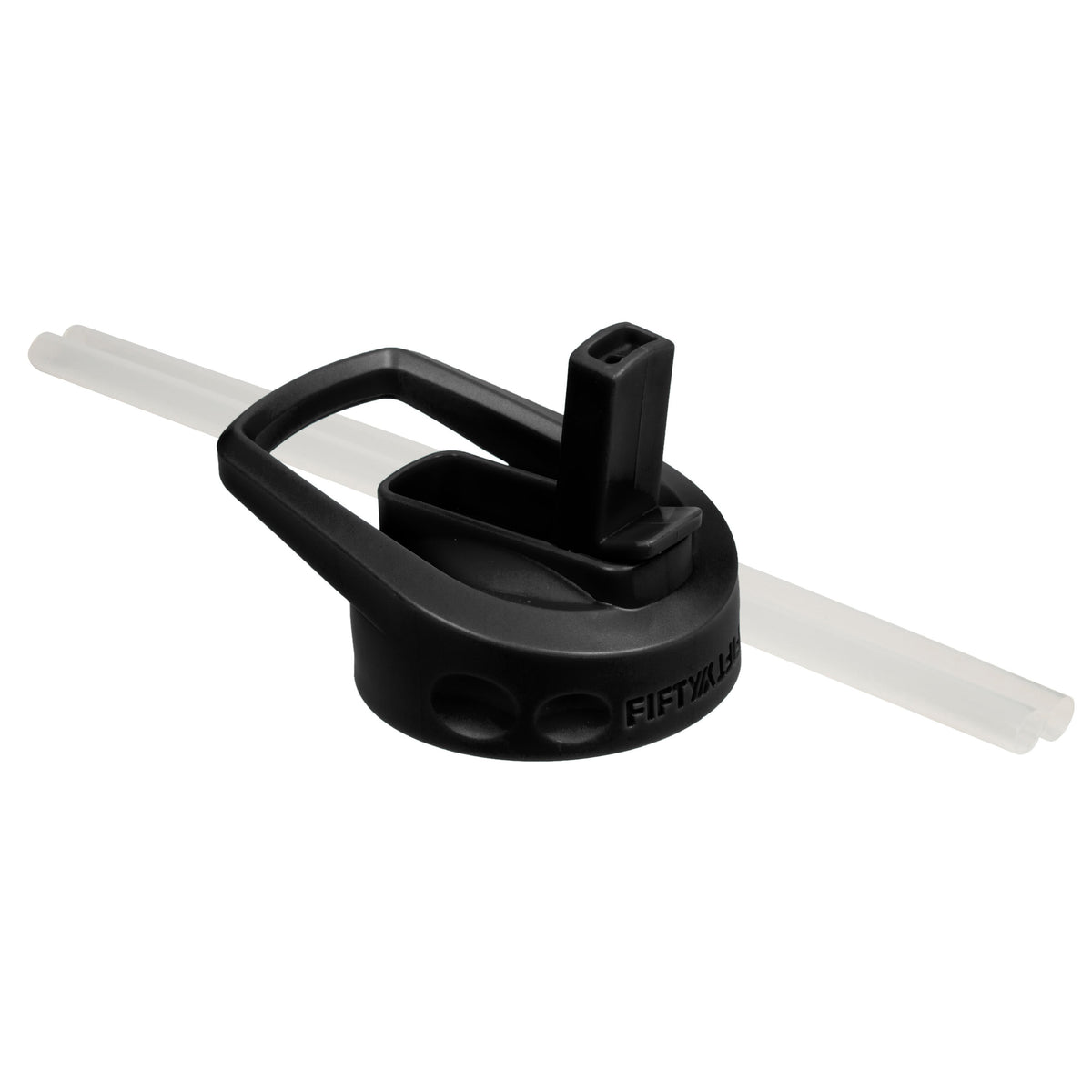 FIFTY/FIFTY - Straw Lid with Handle - Olive Green