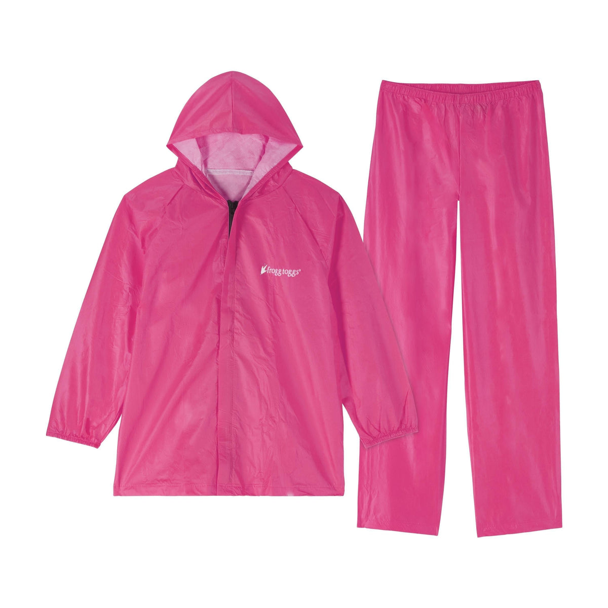 FROGG TOGGS - Youth Ultra-Lite Rain Suit Pink MD