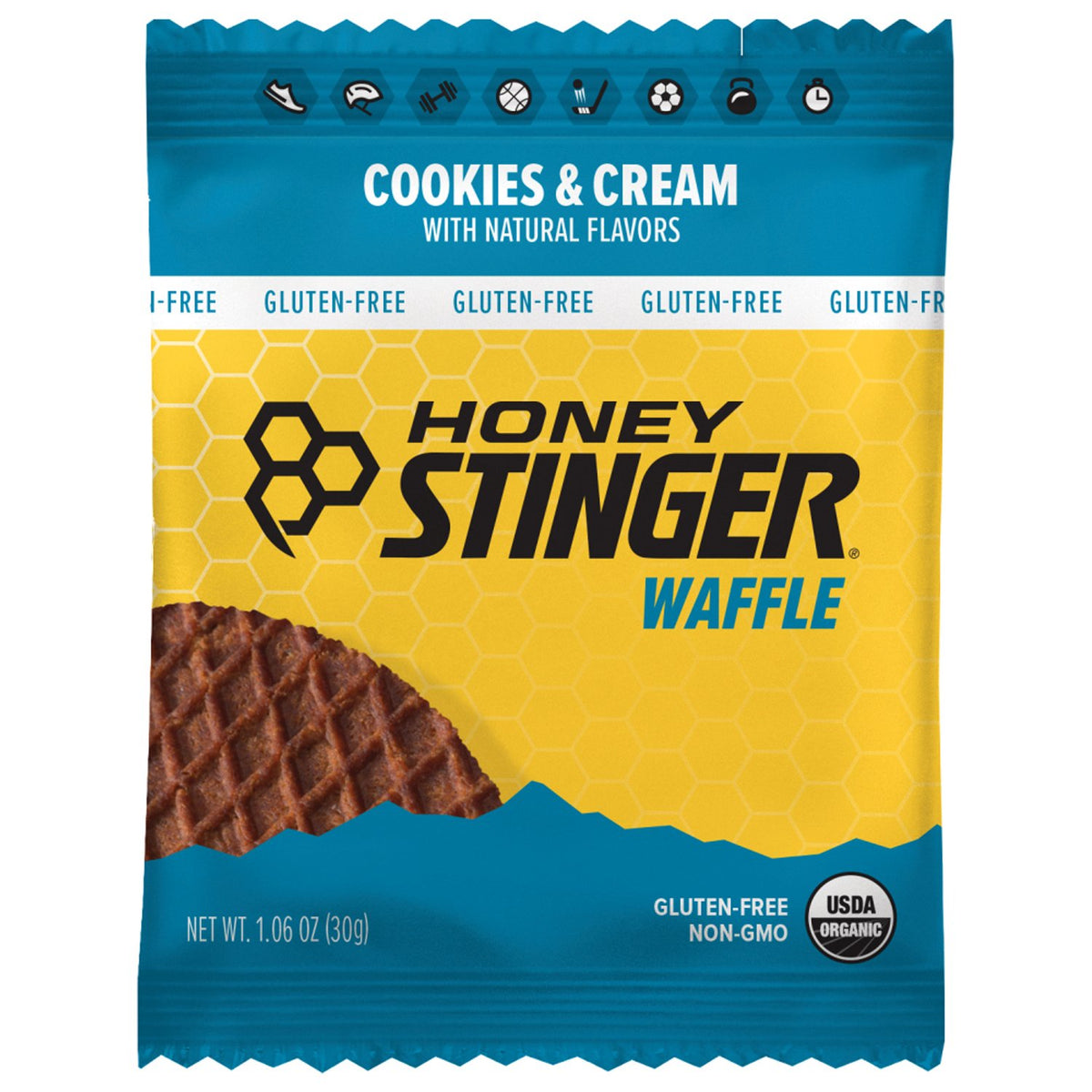 Honey Stinger - GF Waffle Cookies and Cream (12-Pack)