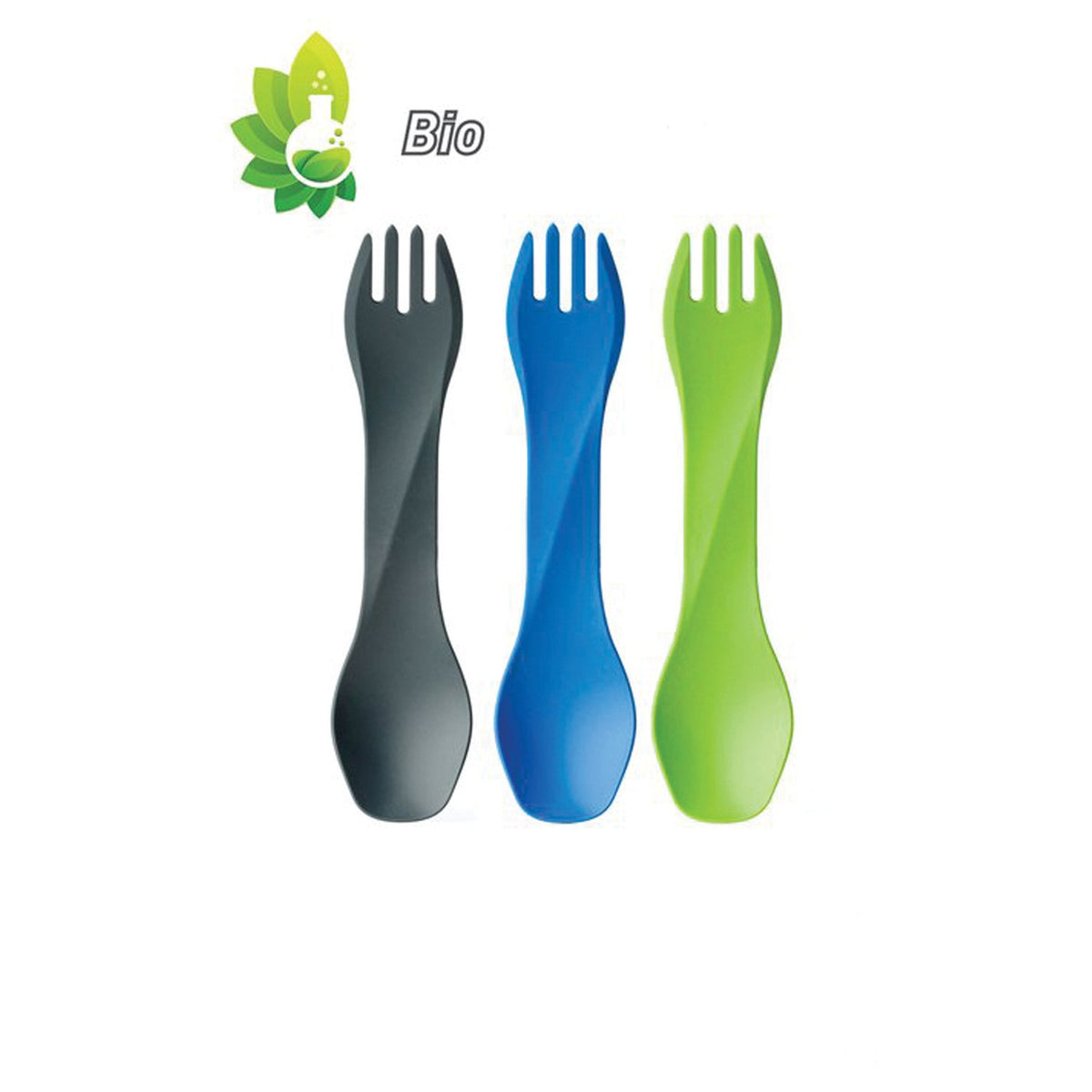 HUMANGEAR - GoBites Bio Uno 3-Pack - Blue/Gray/Green
