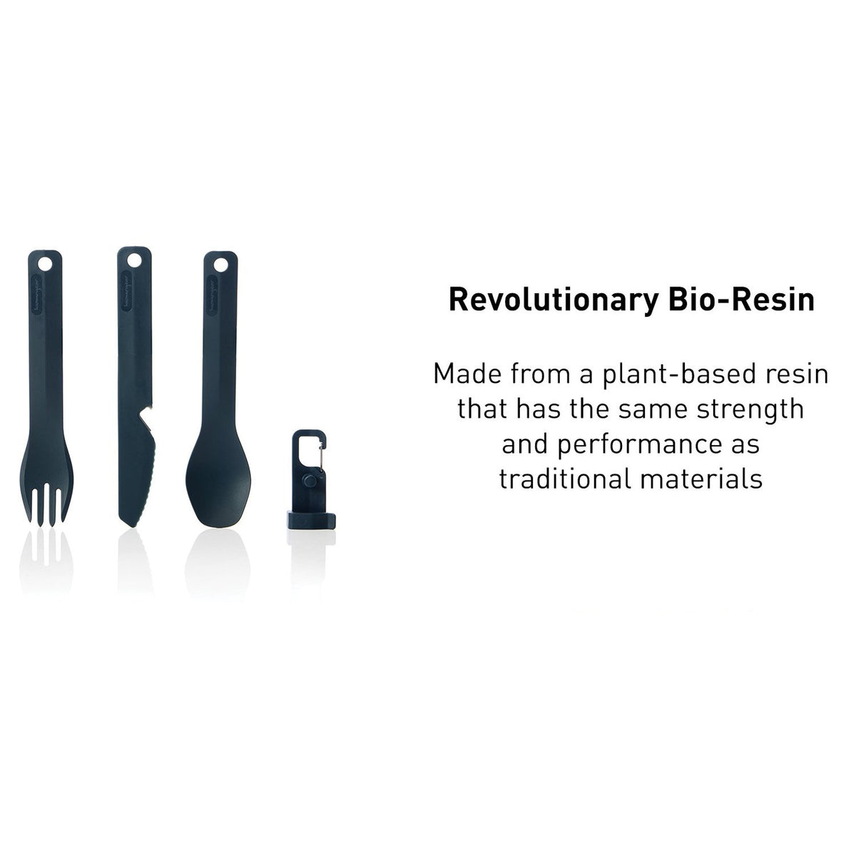 HUMANGEAR - GoBites Bio Knife/Fork/Spoon Set - Blue
