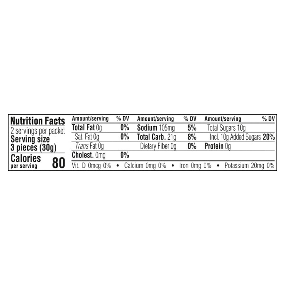 CLIF BAR - SHOT Bloks Sours Green Apple