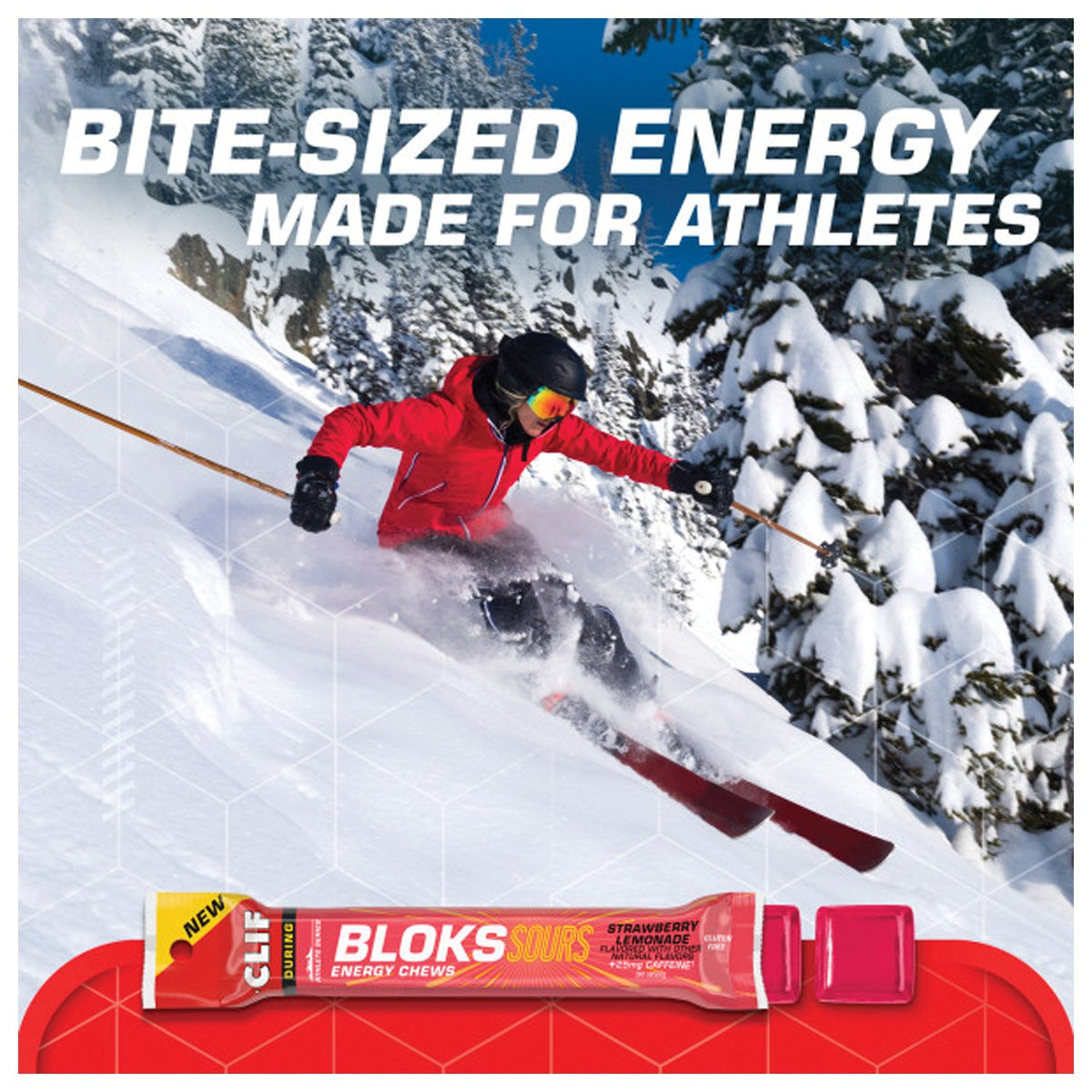 CLIF BAR - SHOT BLOKS Sours Strawberry Lemonade