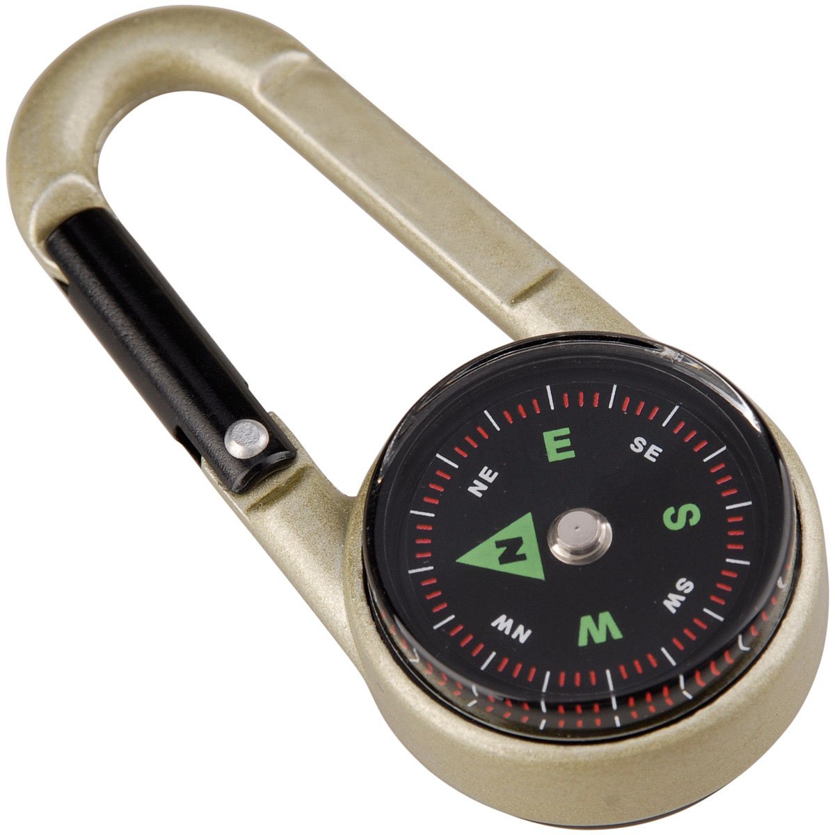 MUNKEES - Carabiner Compass with Thermometer