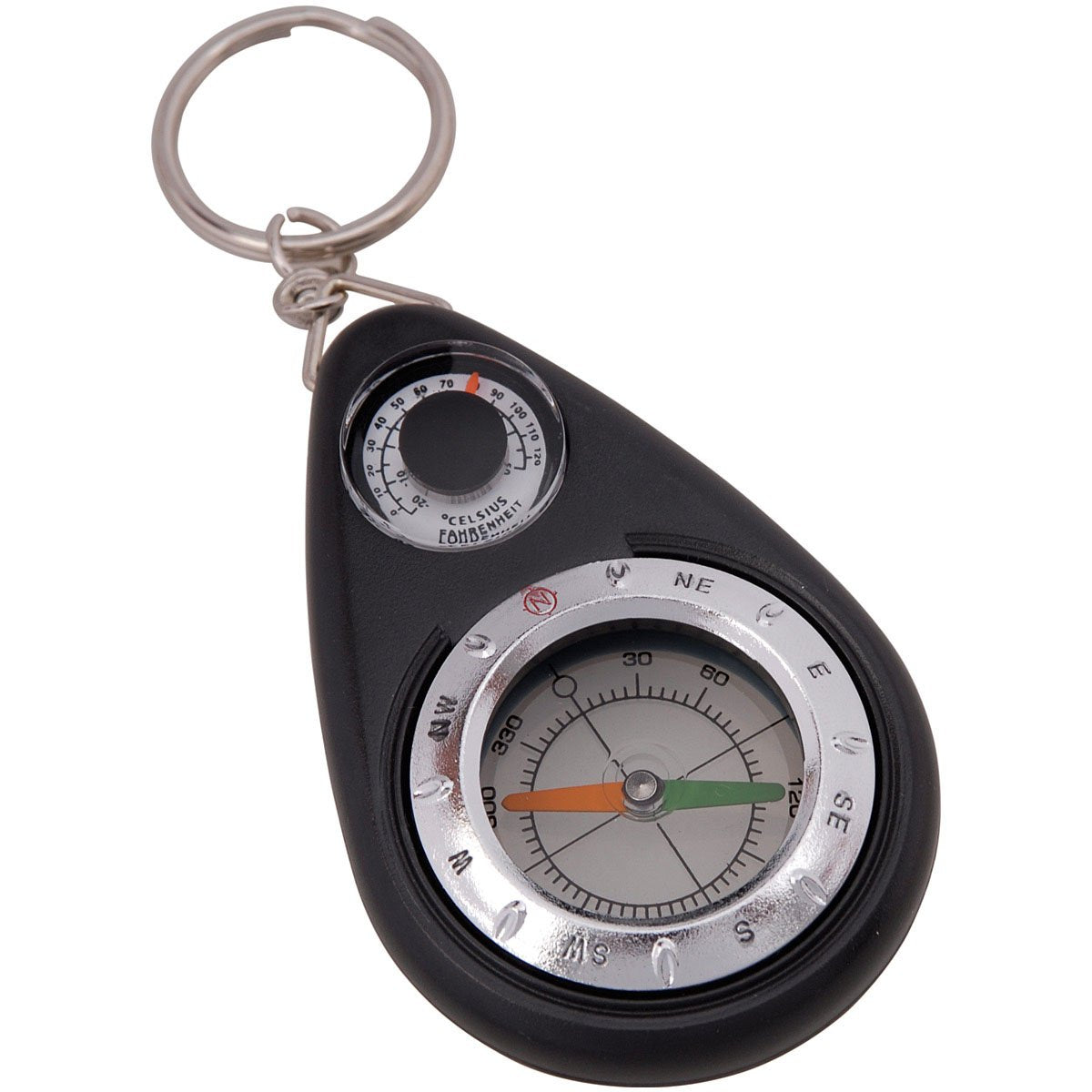 MUNKEES - Keychain Compass with Thermometer