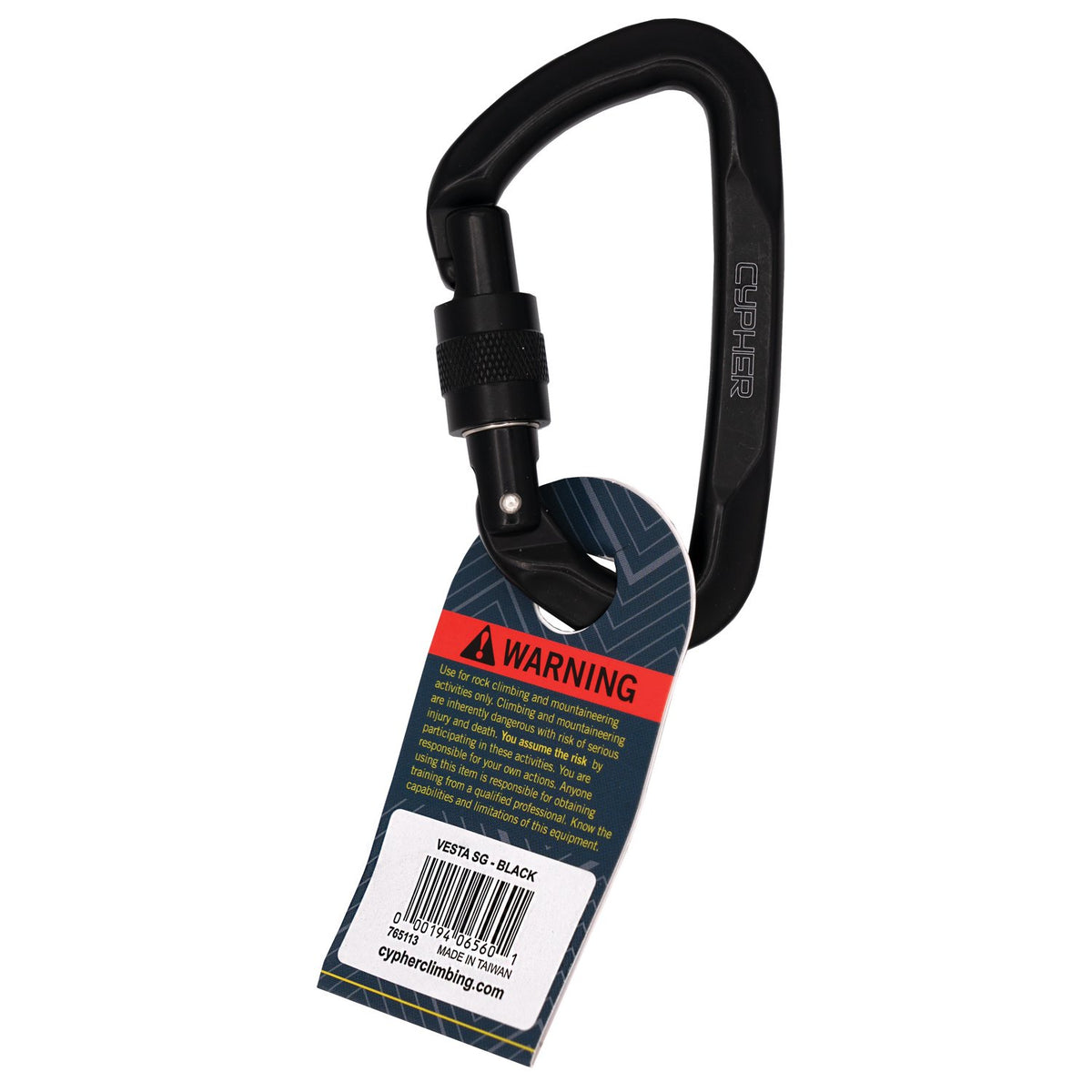 CYPHER - Vesta SG Carabiner - Black — view 3